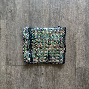 A'gaci Black Knit Top